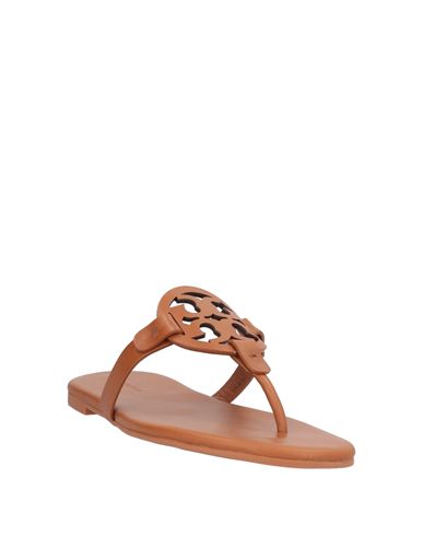 Woman Thong sandal Brown Size 8 Calfskin