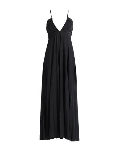 Woman Jumpsuit Black Size 2 Cotton, Polyester, Polyamide, Nylon, Elastane