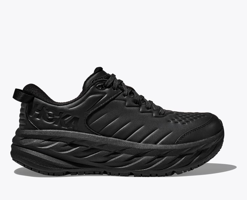 HOKA Men's Bondi SR Shoes in Black/Black