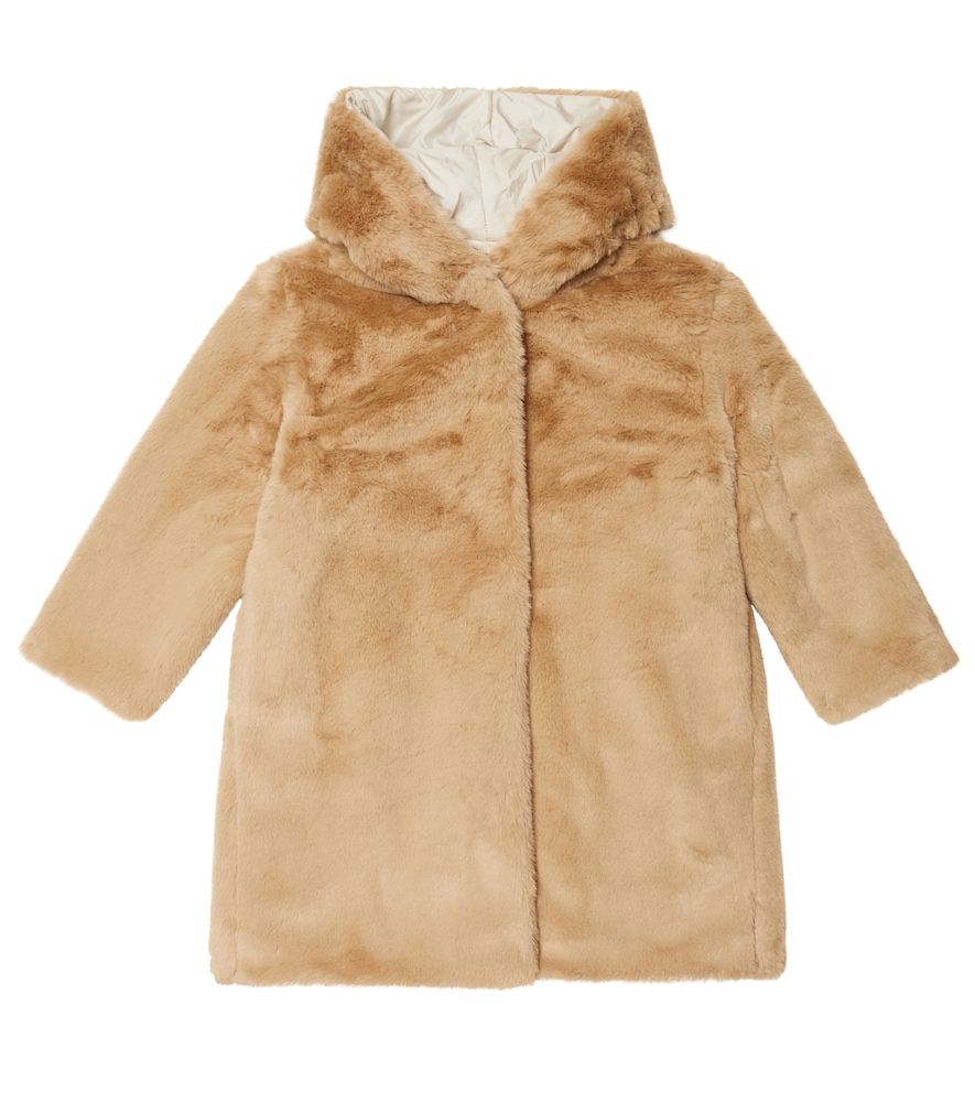 Faux fur coat