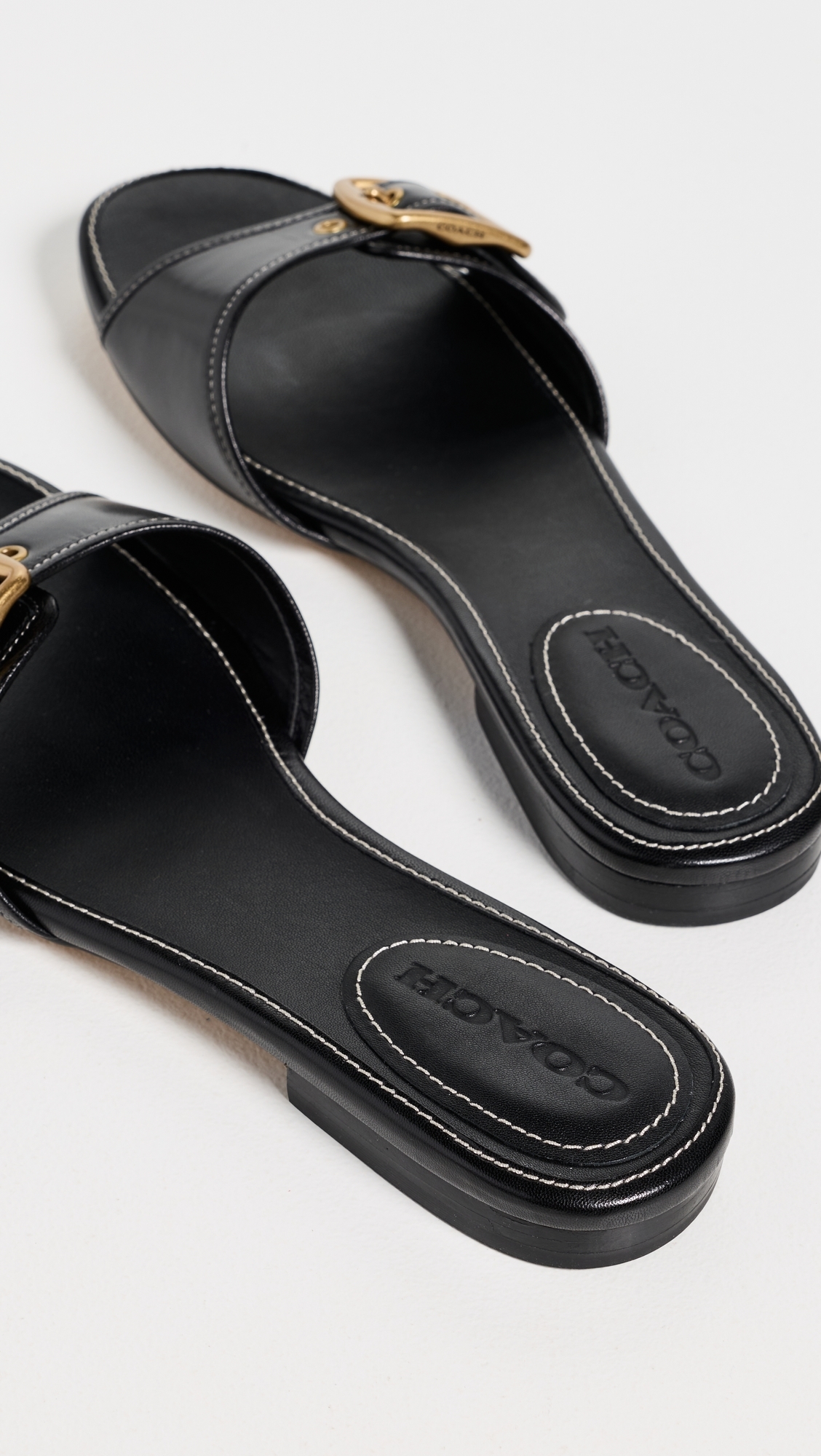 Margot Flat Sandals Black