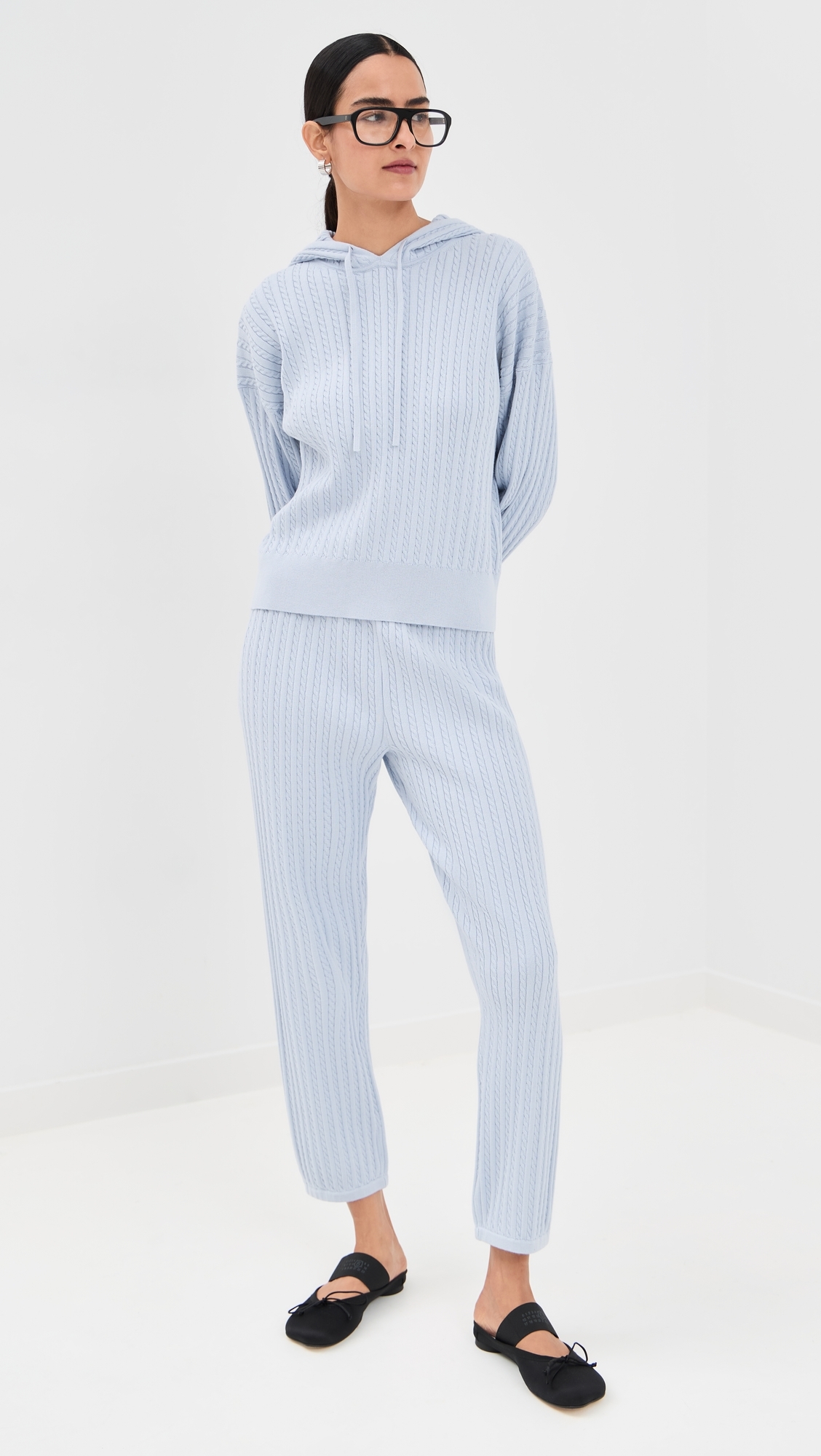 Cable Joggers Blue Haze