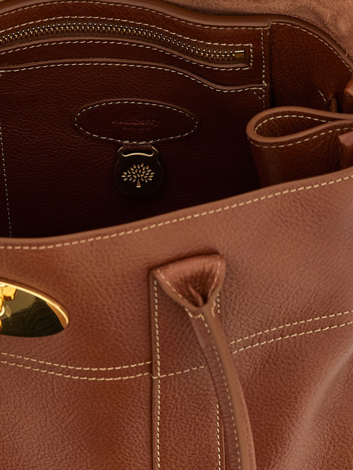 Bayswater leather tote bag - Brown