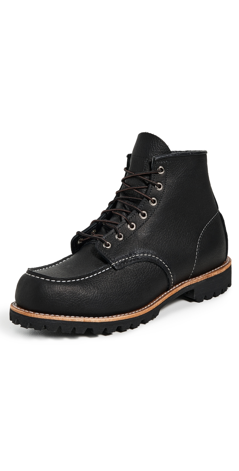 Roughneck Oil Slick Leather Boots Black Oil Slick
