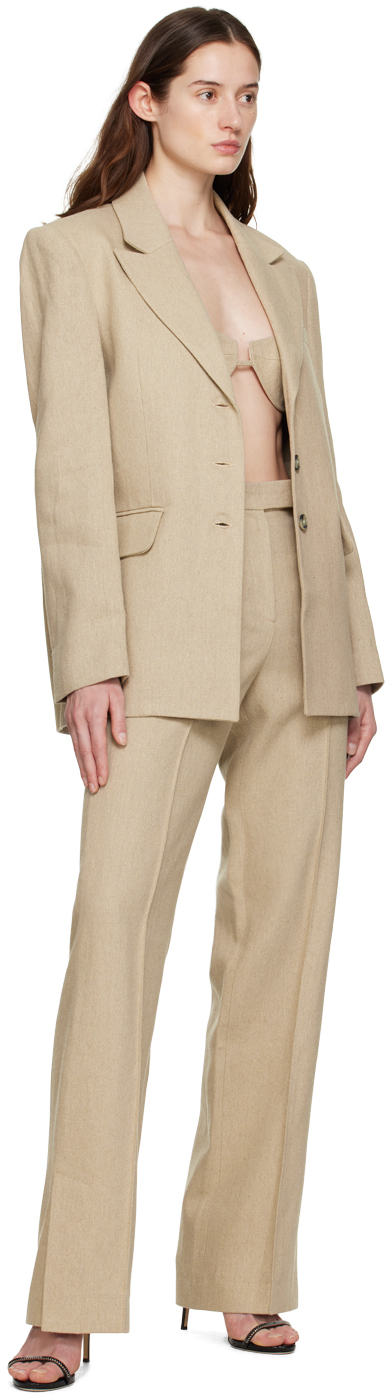 Beige albo bra