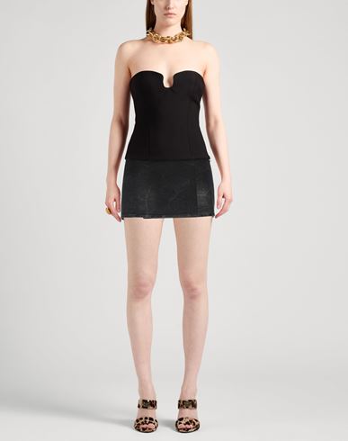 Woman Denim skirt Black