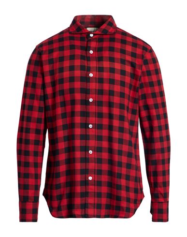 Arpège Heritage Man Shirt Red Size 36 Cotton