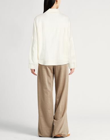 Woman Jacket White Size 6 Linen, Metallic fiber, Polyamide