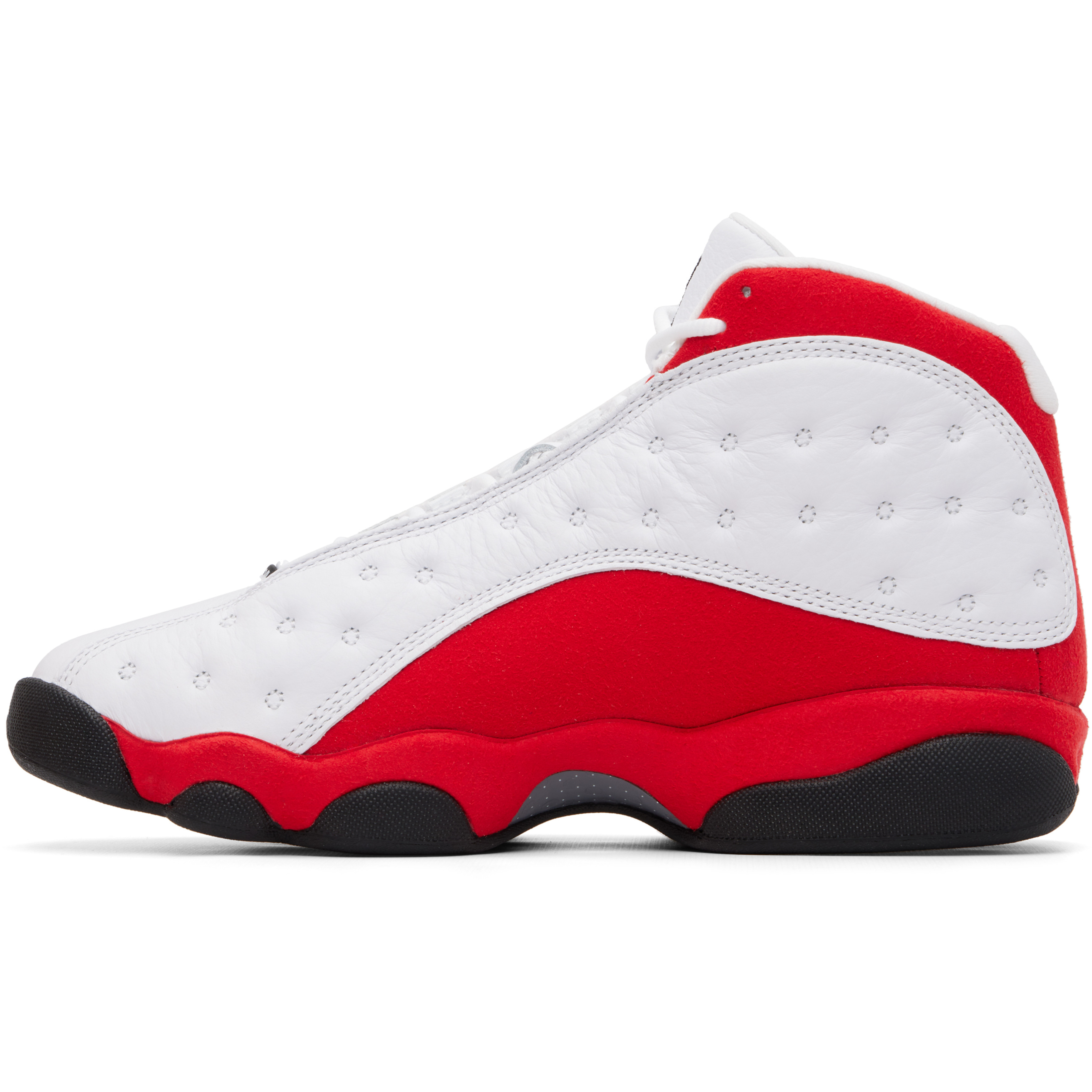 White & Red Air Jordan 13 Retro Sneakers