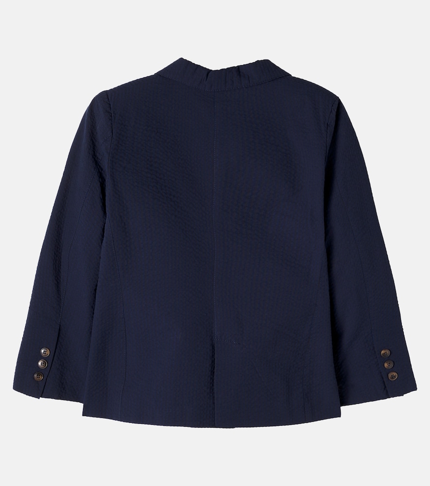 Sybil cotton seersucker blazer