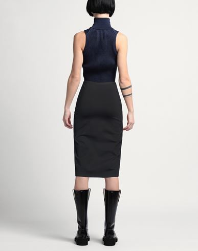 Woman Midi skirt Black Size 4 Viscose, Polyamide, Elastane