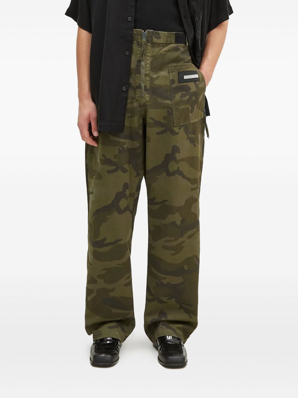 Camouflage trousers - Green