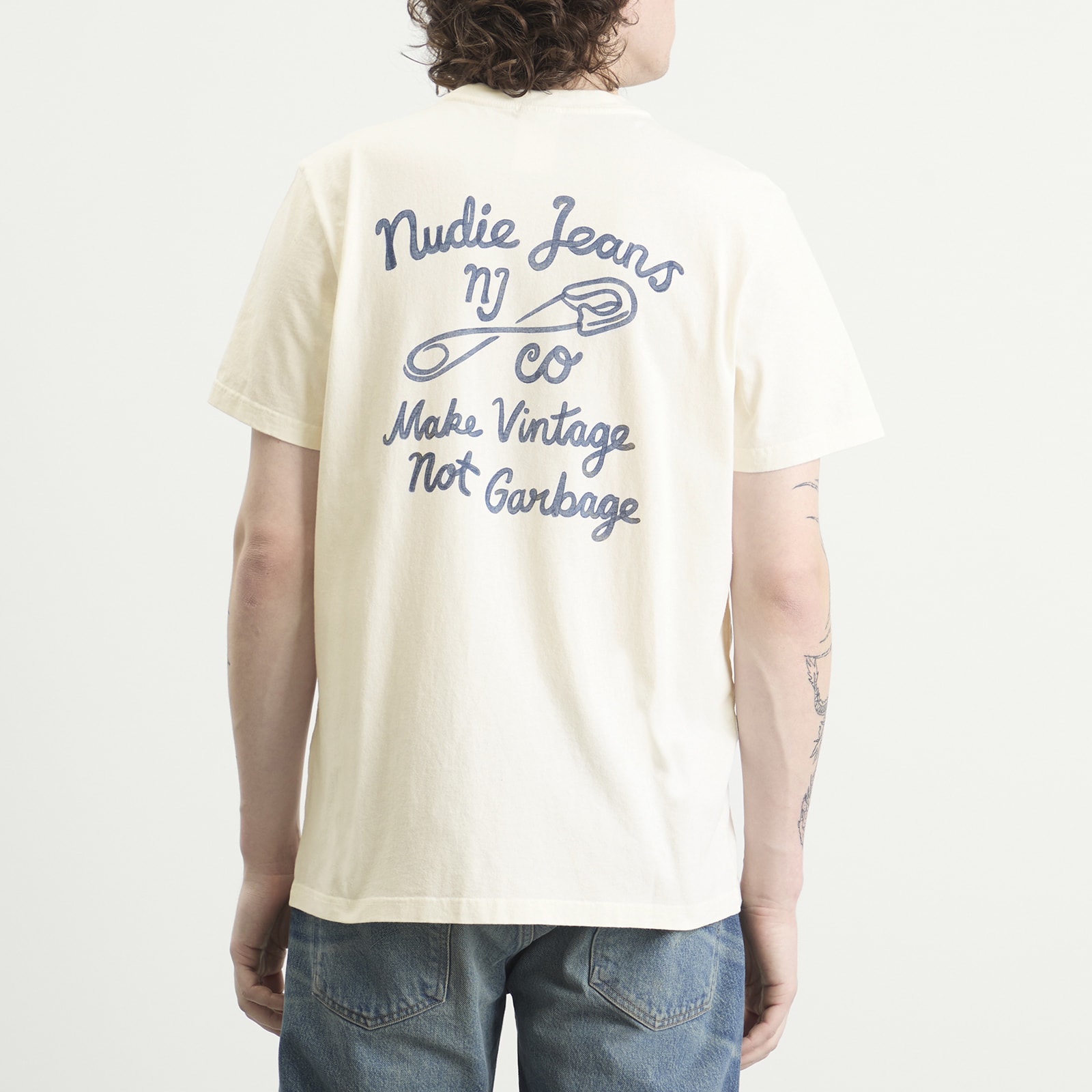 Men's Roy NJCO Pin T-Shirt Chalk White