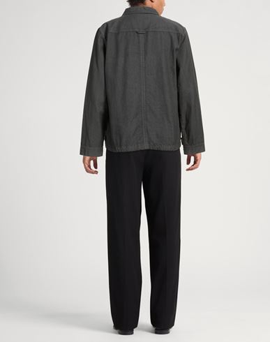 Man Jacket Charcoal Size XL Cotton, Linen