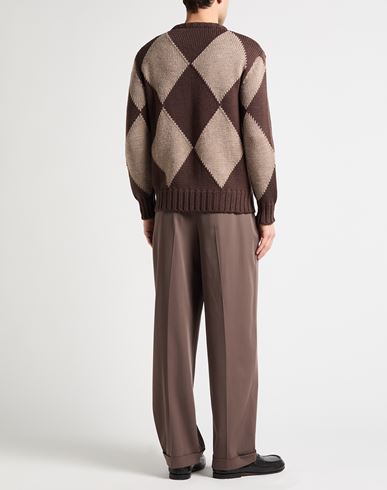 Lardini Man Sweater Dark brown Size S Wool