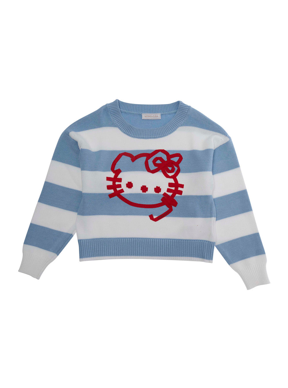 Hello Kitty Striped Sweater — Blue