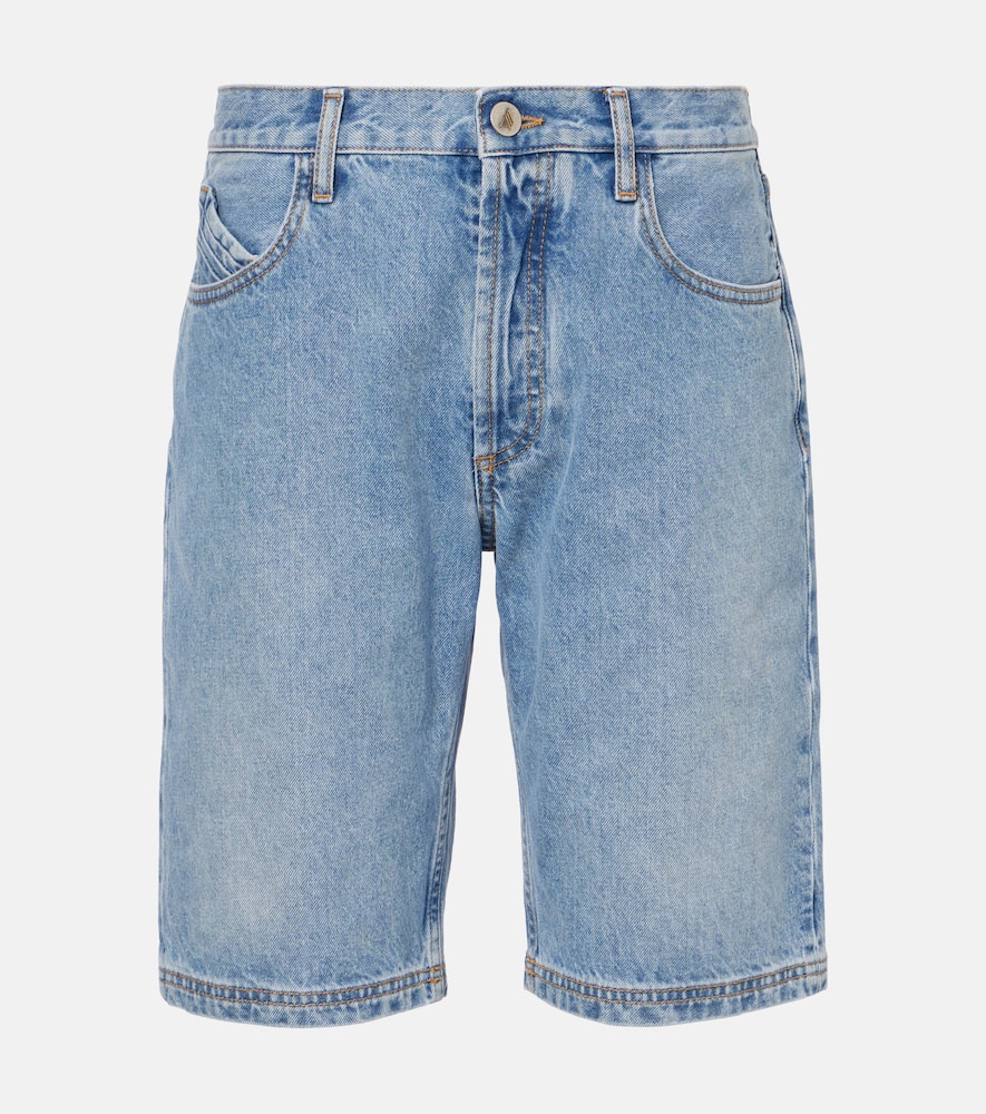 Cotton midi shorts