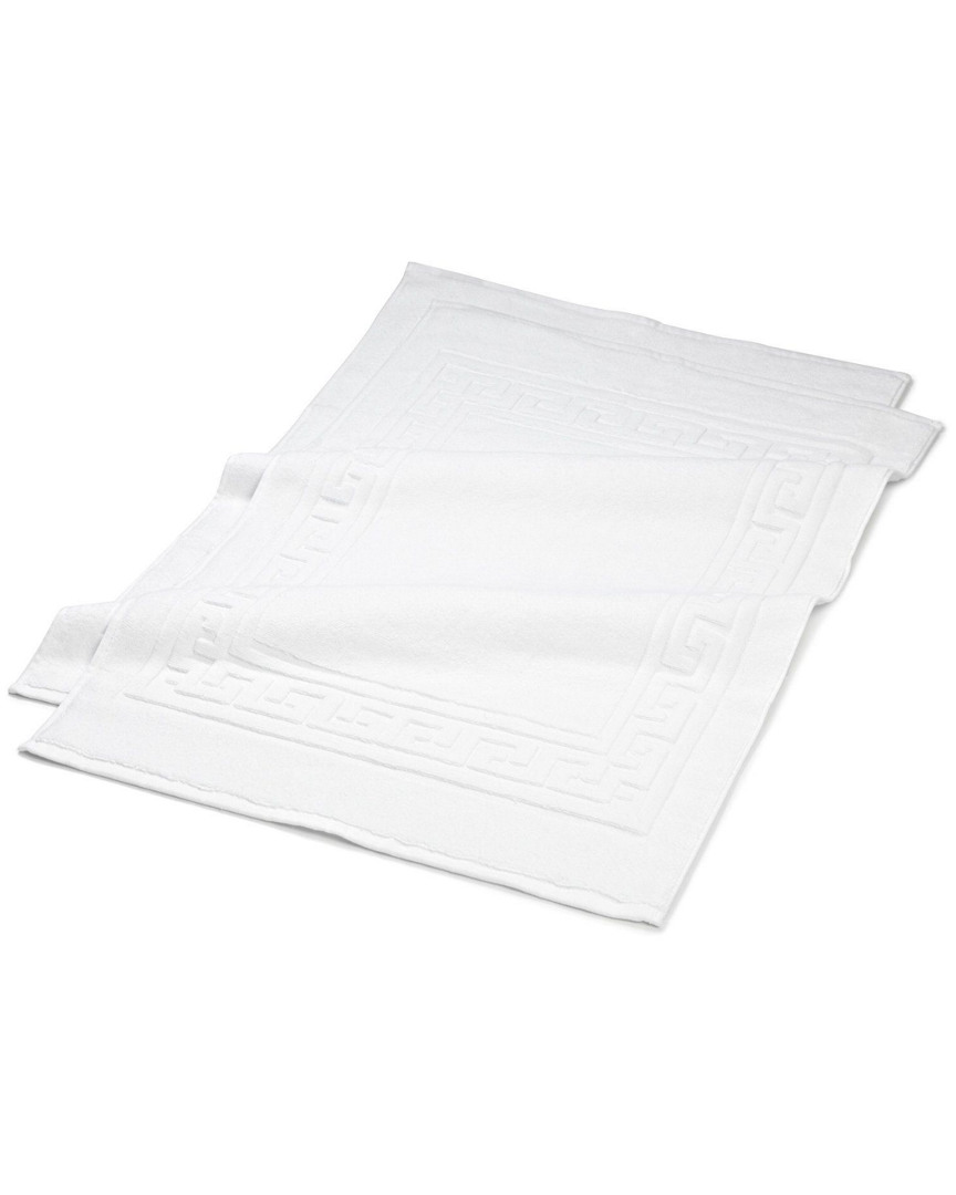 Superior Non-Slip 2pc Absorbent Cotton Bath Mat Set