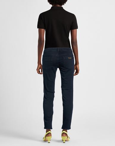 Woman Jeans Blue Size 24 Cotton, Elastane