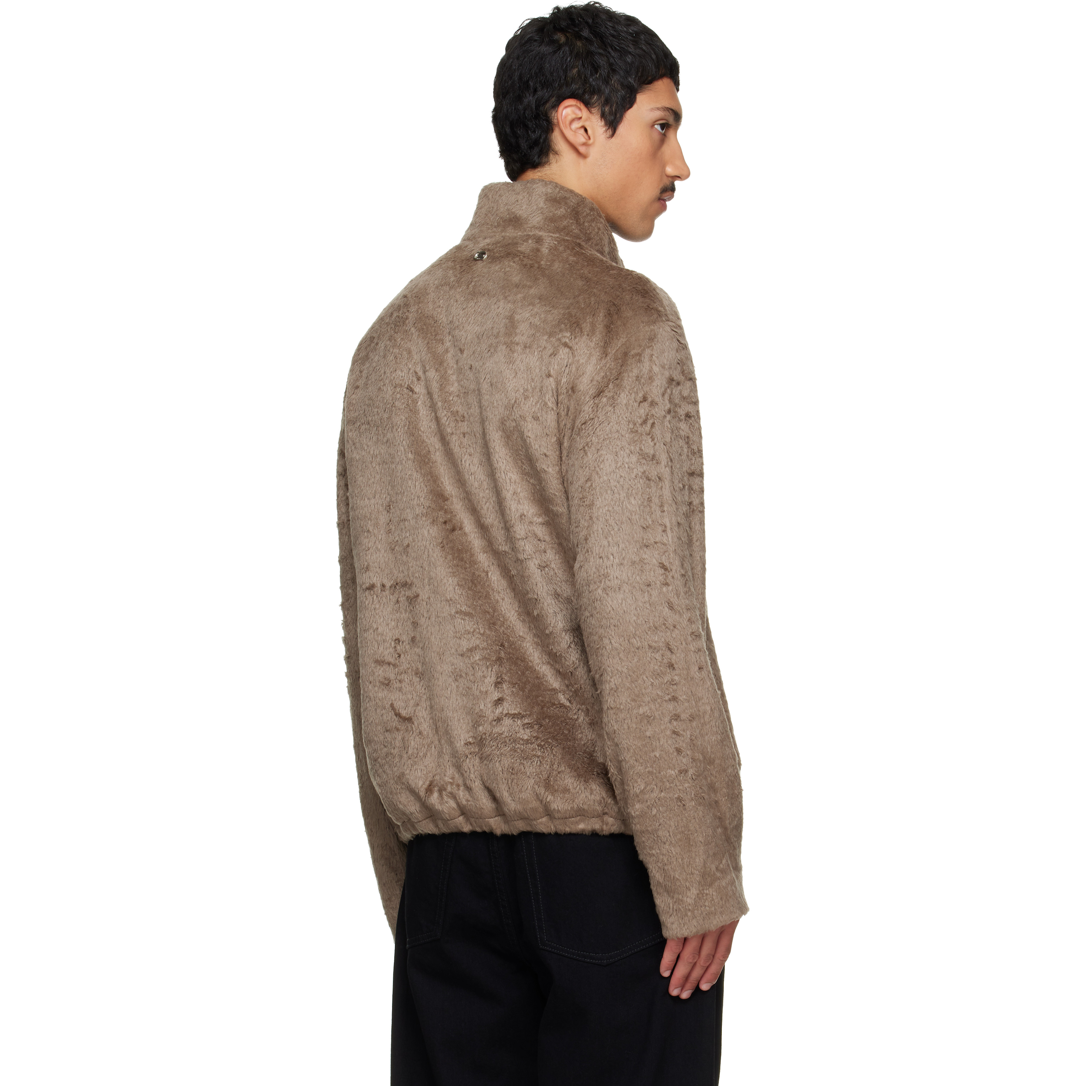Brown Faux-Fur Jacket