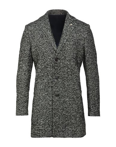 Man Coat Black Size 38 Wool, Polyamide, Acrylic, Polyester