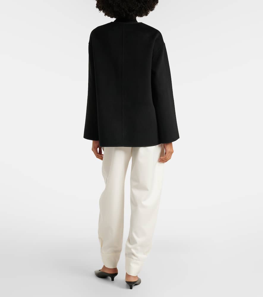 Róhe Wool-blend barrel-leg pants