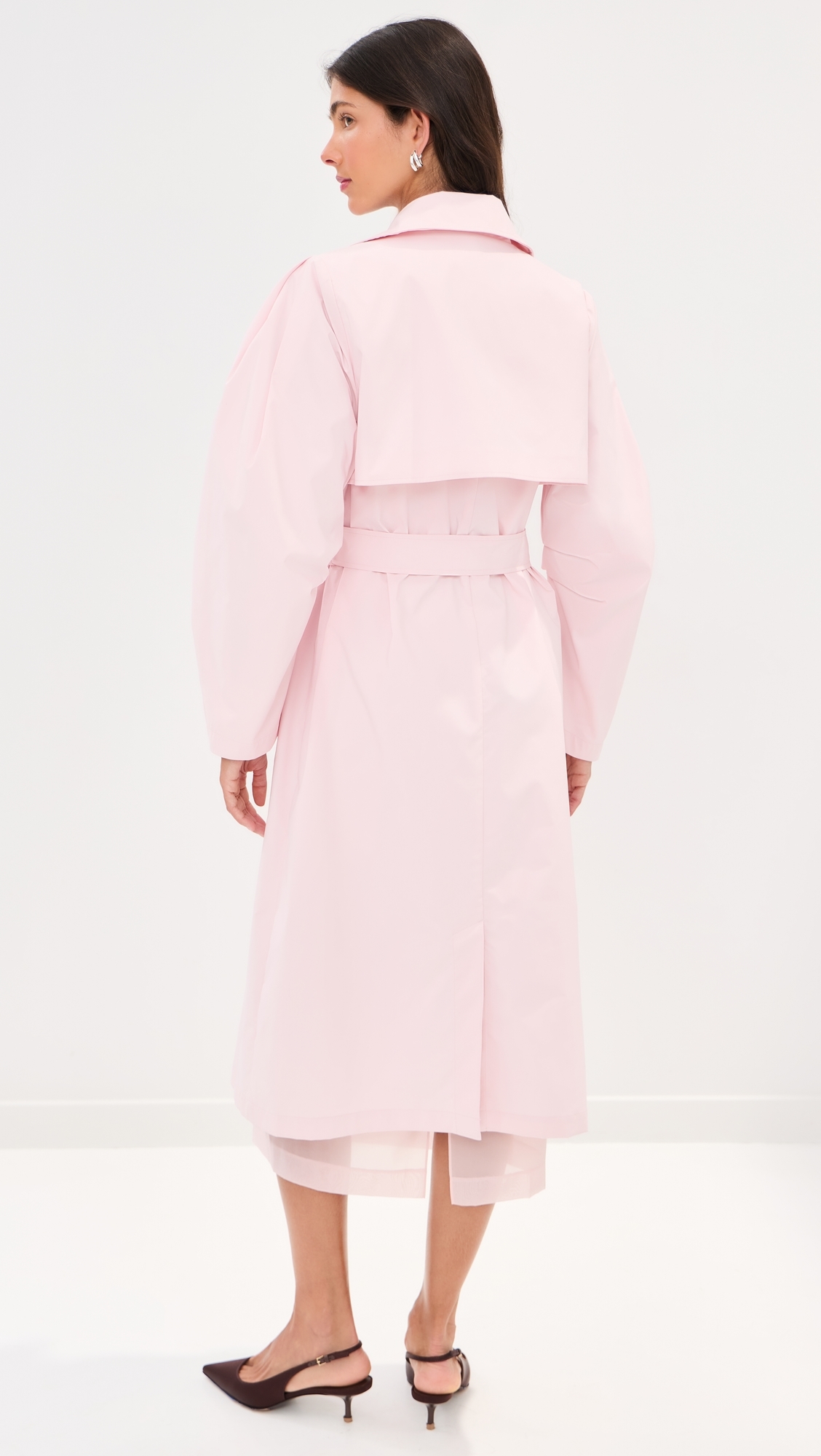 Toby Trench Coat Icy Pink