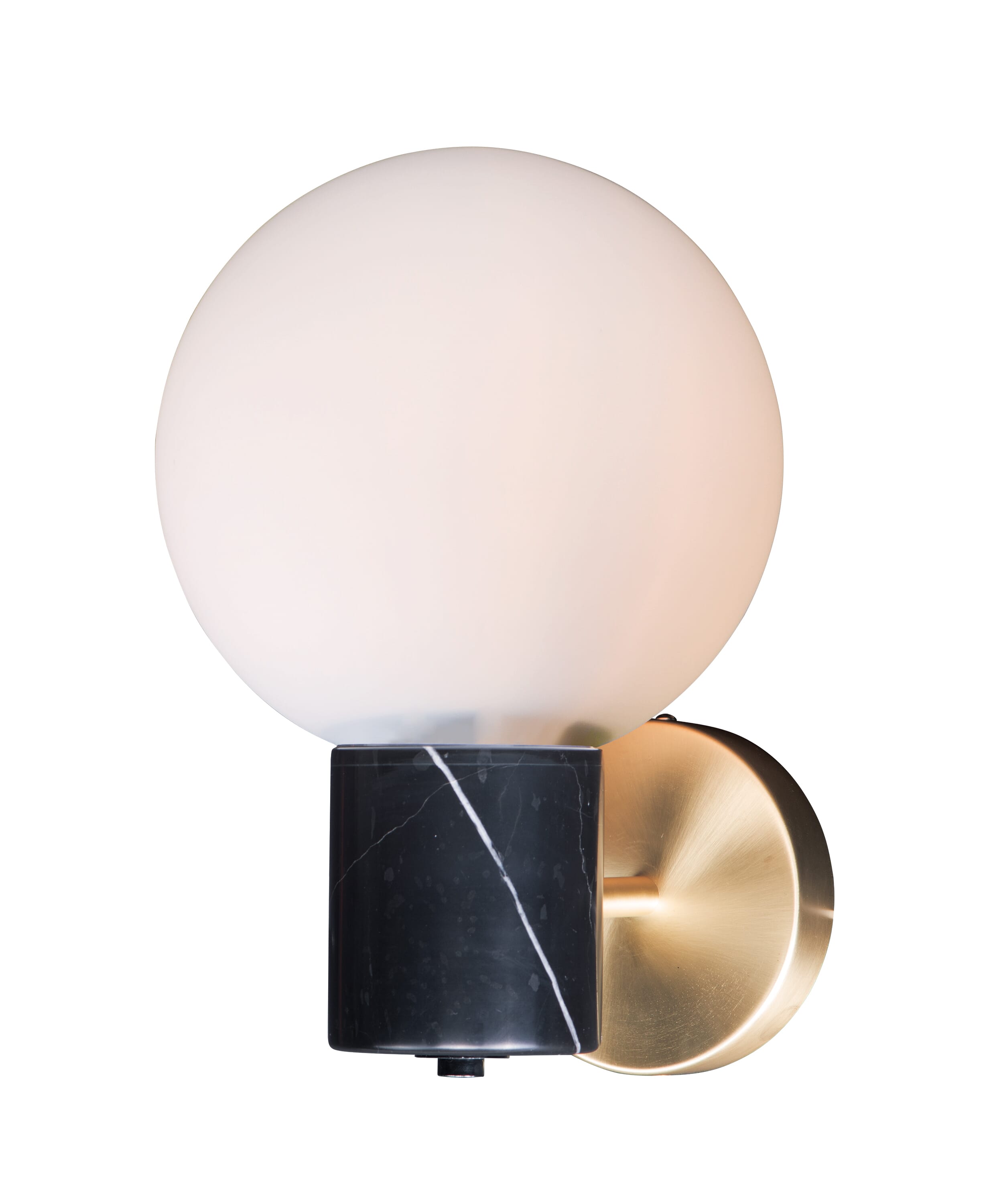Maxim Vesper Wall Sconce in Satin Brass and Black - 26030SWSBRBK