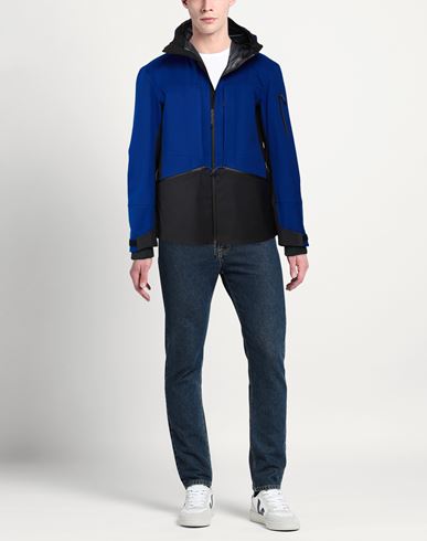 Man Jacket Bright blue Size XXL Wool, Cashmere, Bio nylon