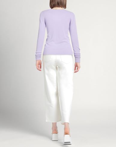 Knit Woman Sweater Lilac Size S Viscose, Polyamide