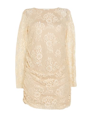 Woman Mini dress Beige Size M Polyester