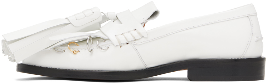 Marni White Bambi Loafers