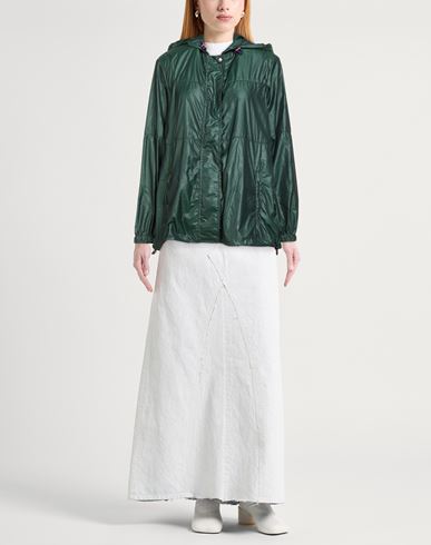 Malìparmi Woman Jacket Dark green Size 8 Polyester