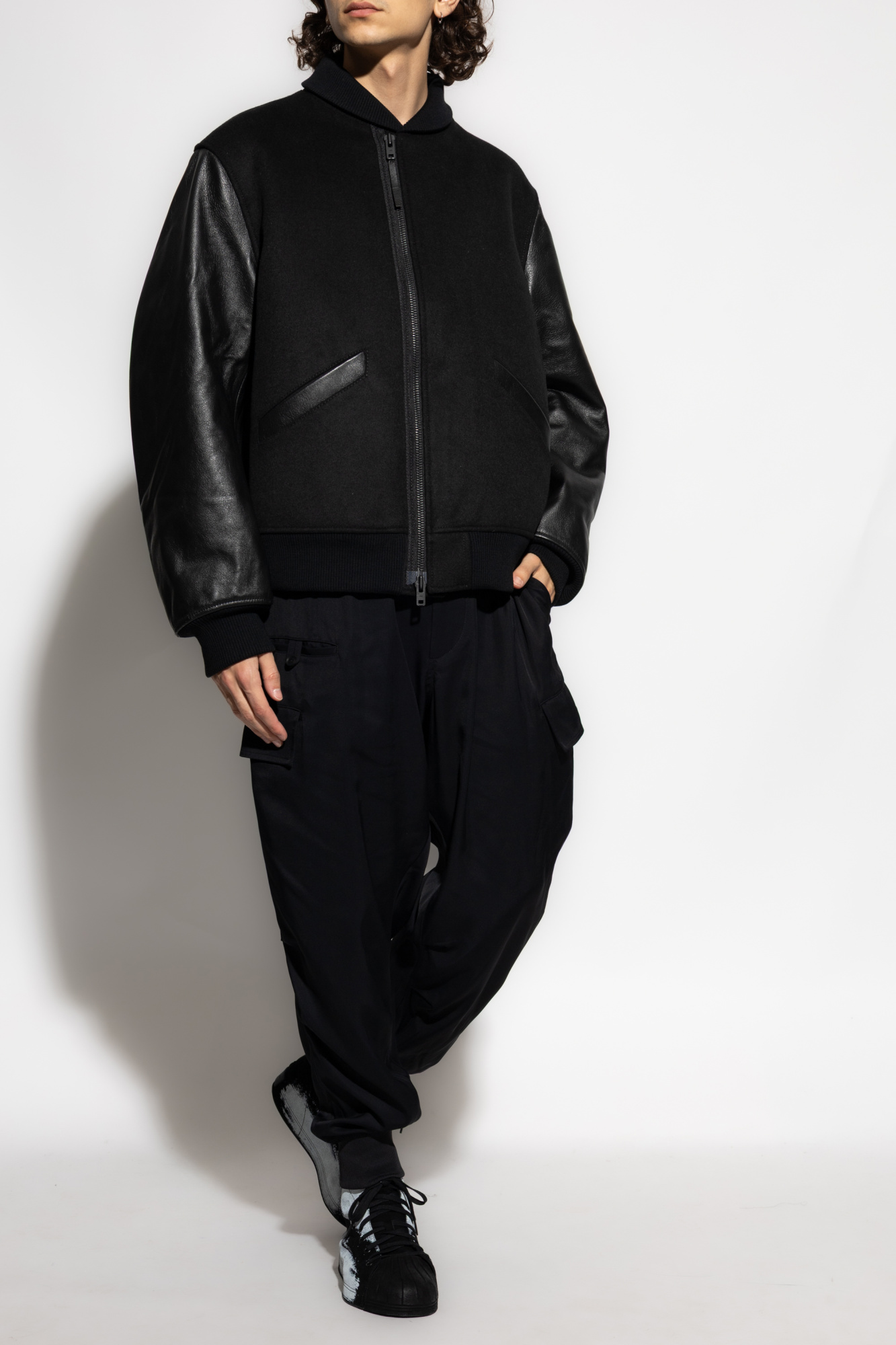 Bomber Jacket, Men's, Black