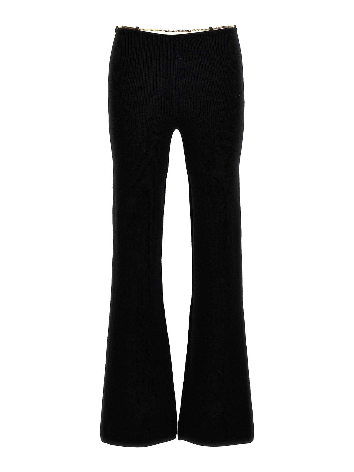 Gold Nameplate Chain Pants