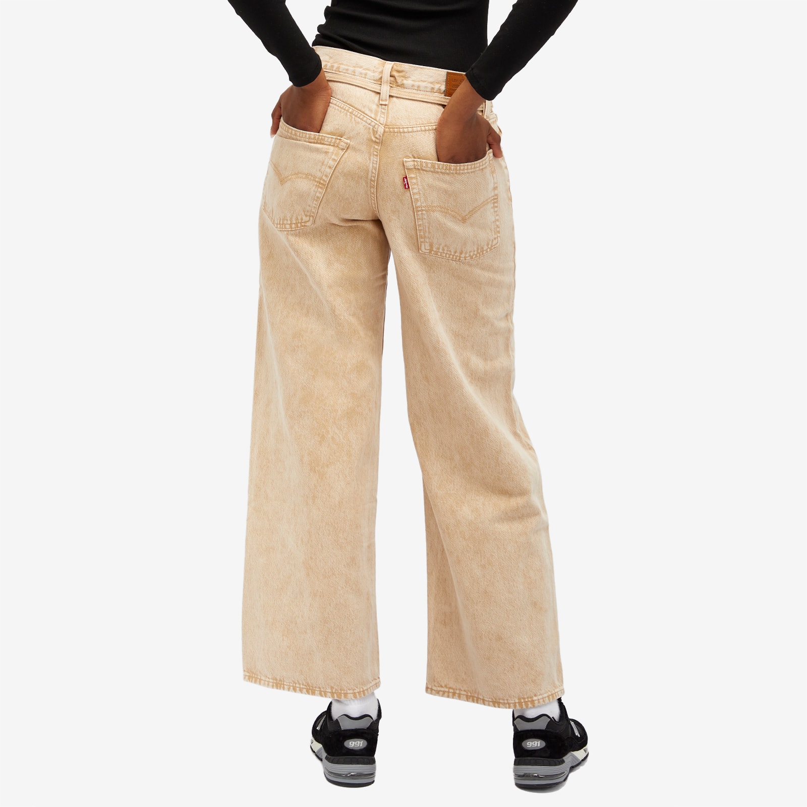 Women's Straight Leg Jeans in Khaki