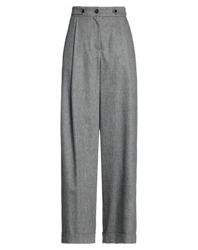 Woman Pants Grey Size 10 Virgin Wool, Cashmere, Elastane