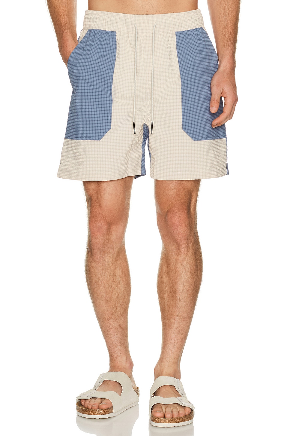 OAS Rex Swim Shorts in Blue - Blue,Blue. L also in M, S, XL/1X