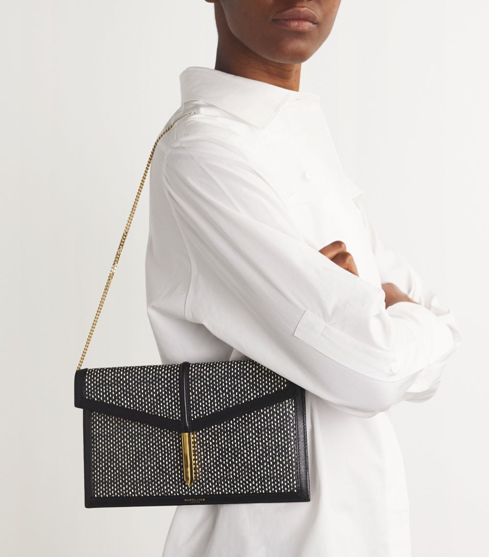 Snakeskin Tokyo Clutch Bag