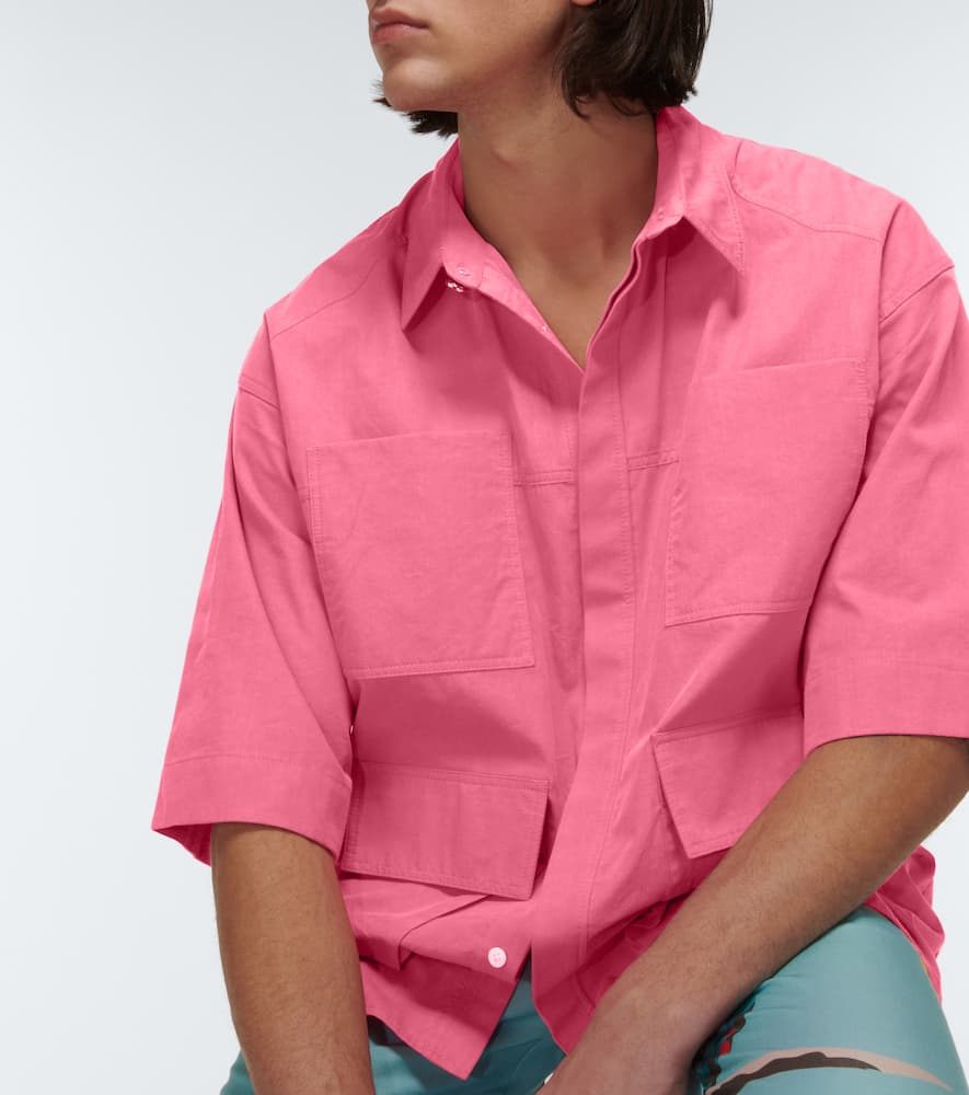 Oversized cotton shirt