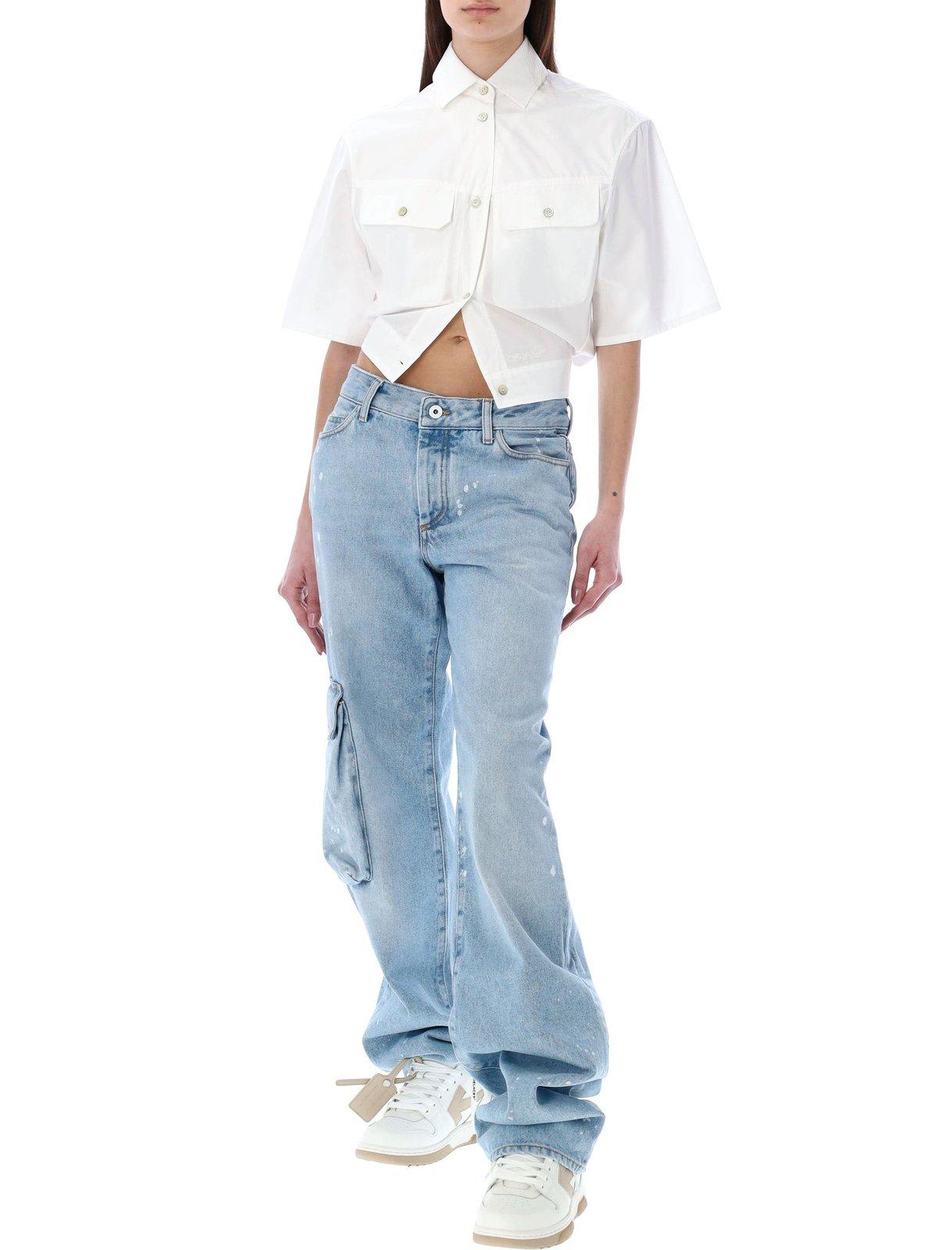 Toybox Poplin Cinched Ss Shirt