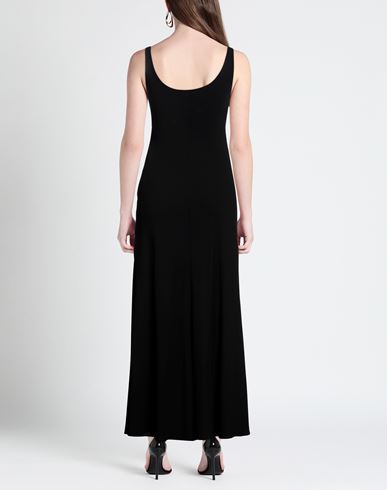 Woman Maxi dress Black Size 4 Viscose, Elastane