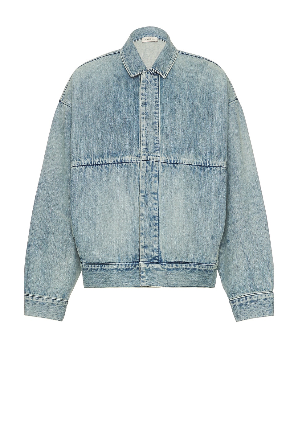 Fear of God Denim Trucker Jacket in Black - Black.  S also in