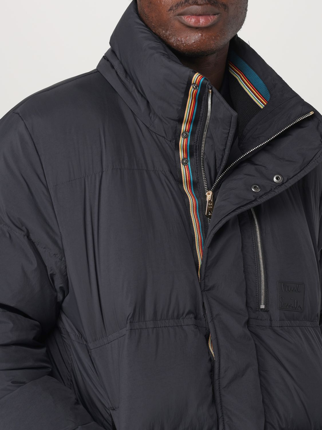 Hooded puffer jacket - Black