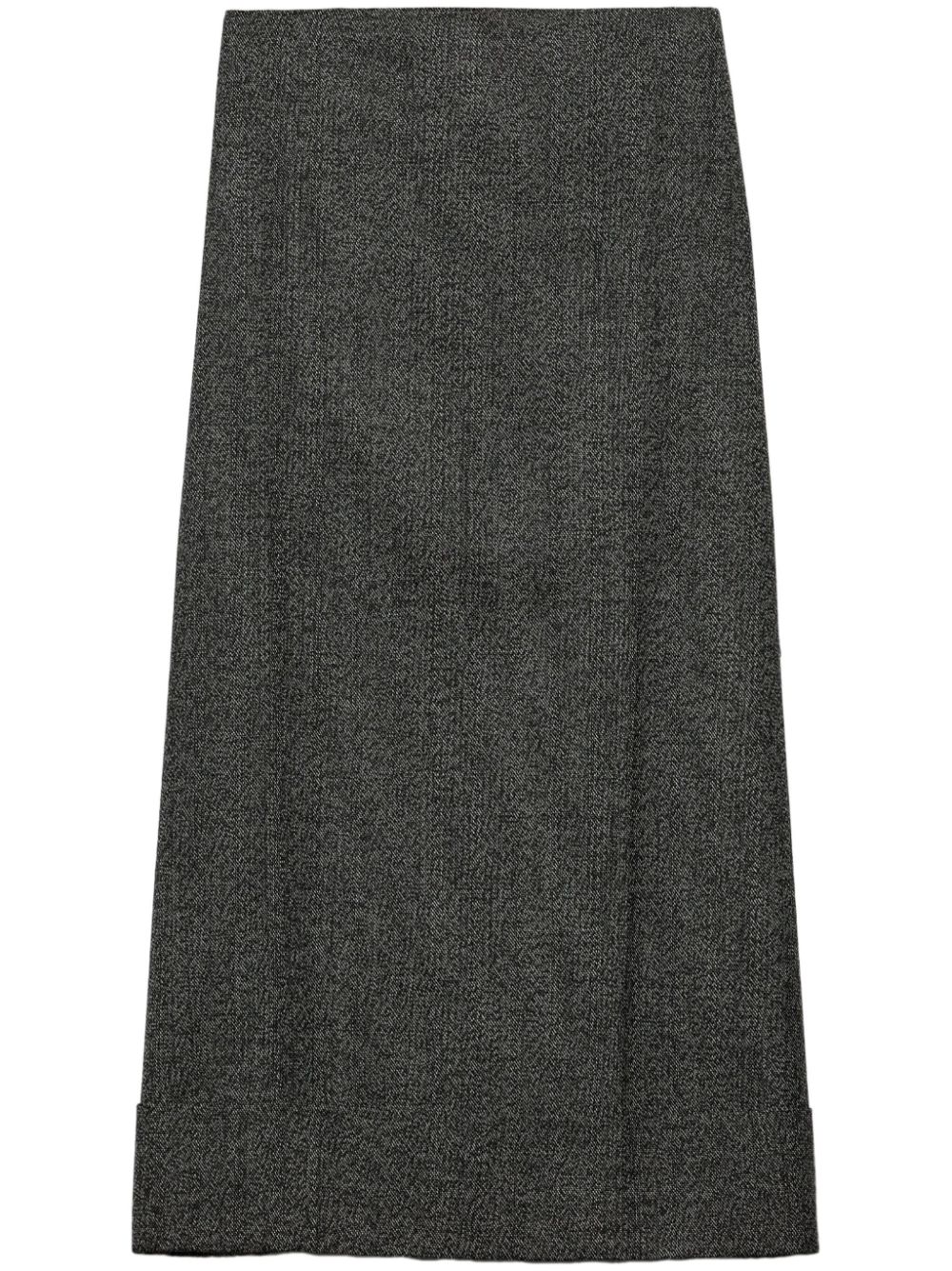 A-line maxi skirt - Grey