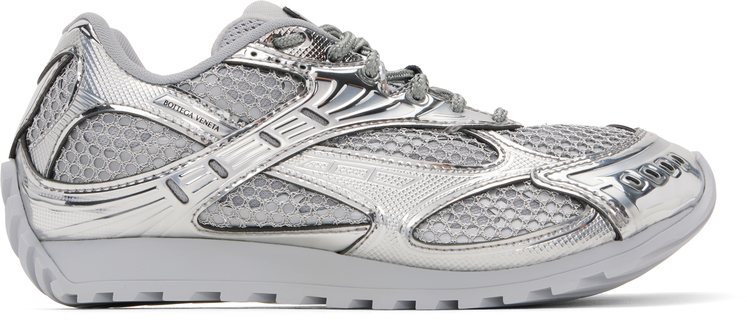 Bottega Veneta Silver Orbit Sneakers