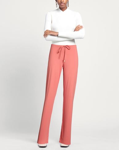 Woman Pants Tan Size L Polyamide, Elastane