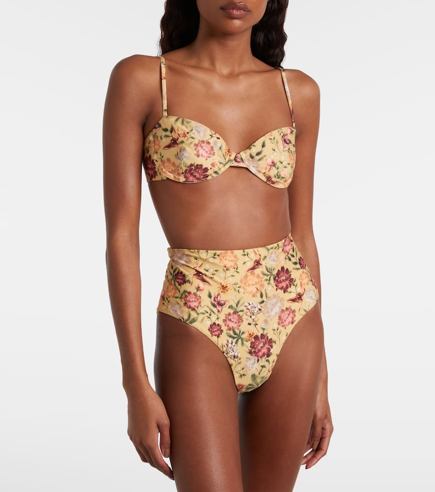Magdalena floral bikini top