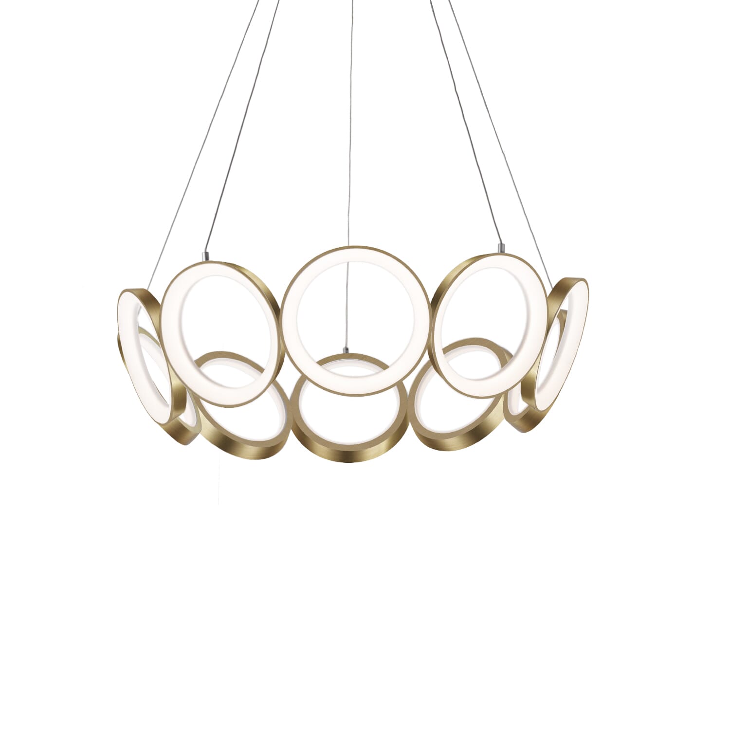 Kuzco Oros LED Contemporary Chandelier in Bra