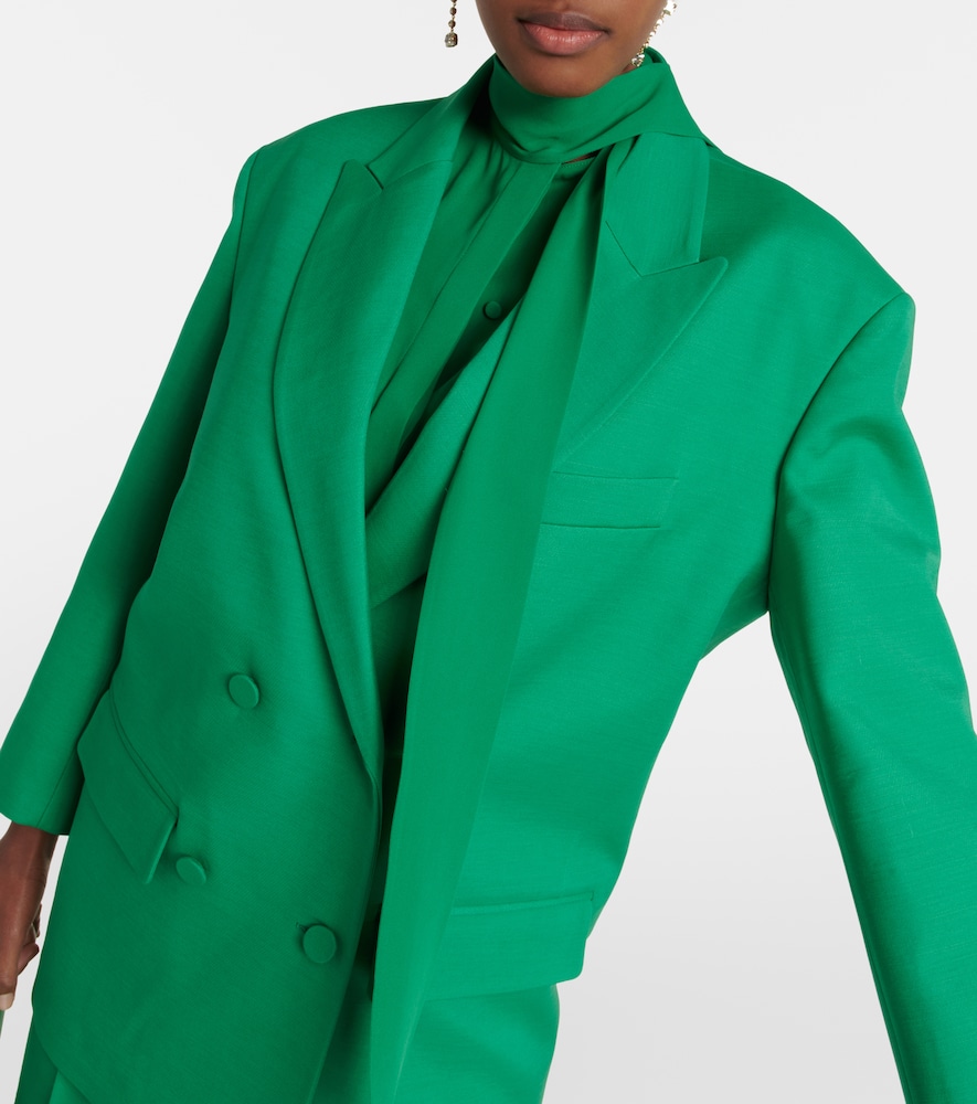 Crêpe Couture double-breasted blazer